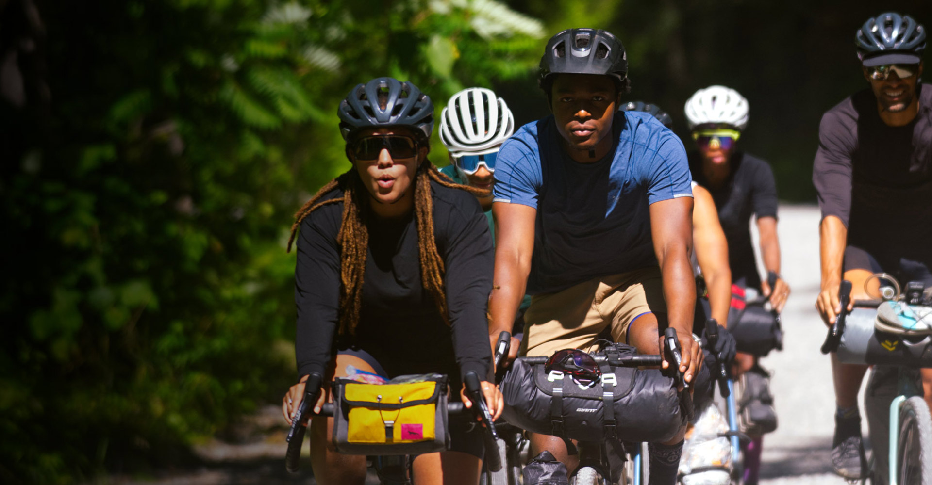 The Black Foxes, bikepacking